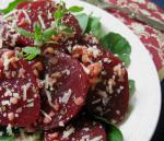 Canadian Roasted arnold Farm Beet Salad With Arugula and Goat Cheese Dinner