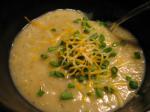 American Lowfat Potato and Leek Soup Appetizer