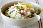 British Quick Salami And Pea Risotto Recipe Appetizer