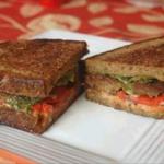 Australian Vegetarian Club Sandwich Breakfast