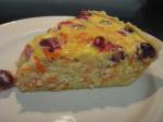 American Sweet Potato Cranberry Quiche Dessert