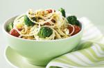 American Broccoli Ricotta And Roasted Tomato Linguine Recipe Appetizer
