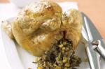 American Saffron Roast Chicken With Wild Rice And Apricot Stuffing Recipe Appetizer
