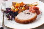 Australian Herbed Roast Pork With Rhubarb and Pear Relish Recipe Dinner