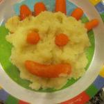 American Mashed Potatoes and Carrots for the Boys Appetizer