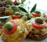 American Mini Cheese and Olive Welsh Rarebit Bites for Festive Frolics Appetizer