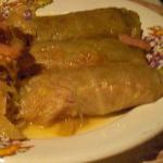 British Fish Cabbage Rolls Appetizer