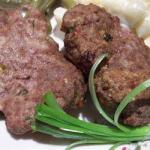 British Lamb Meatballs with Vegetables Rosemary Appetizer