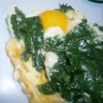Egg with Spinach and Cheese recipe