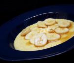 British Polentina With Bananas and Maple Syrup Dessert
