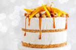 American Mango Coconut And Macadamia Ice Cream Layer Cake With Chilled Lime Caramel Recipe Dessert