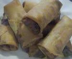 American My Very Own Spring Rolls With Peanut Sauce Appetizer