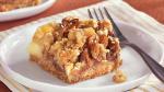 American Apple Pecan Crumble Bars Dessert