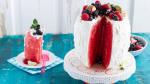 American Yogurtfrosted Watermelon Cake with Fresh Berries Breakfast