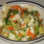 American Salad of Cabbage to the Eastern Europe Appetizer