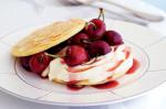American Cherry Galettes With Ricotta Cream Recipe Dessert