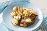 American Pork With Coleslaw and Chargrilled Potatoes Recipe Appetizer