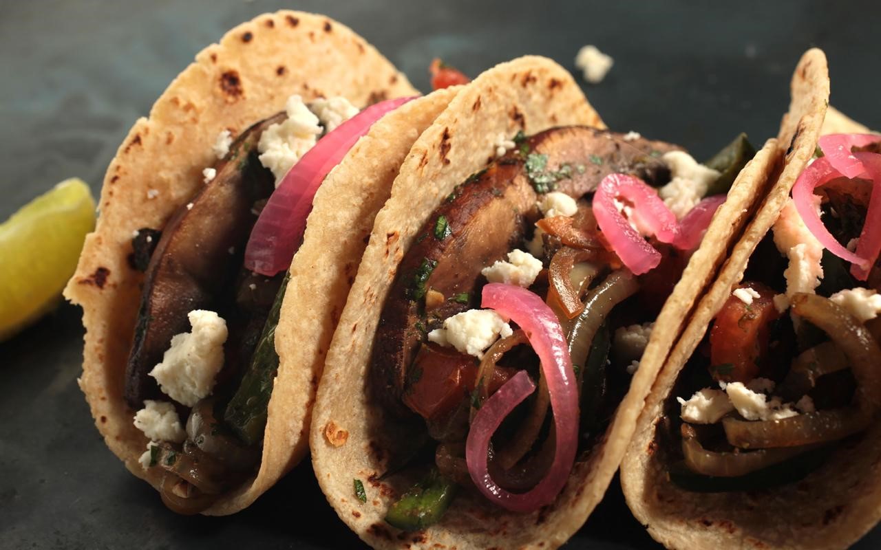 Chilean Mushroom and Chile Tacos Recipe Appetizer