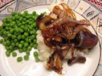 American Bangers and Mash england Dinner