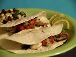 American Grilled Halibut Tacos With Roasted Tomato  Tequila Salsa Dinner