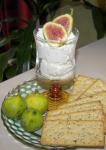 American Fresh Figs With Garlicfeta Cream Appetizer