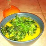 Australian Pumpkin Soup with Cabbage Lettuce Appetizer