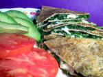 American Tortillas With Spinach and Mozzarella Cheese Dessert