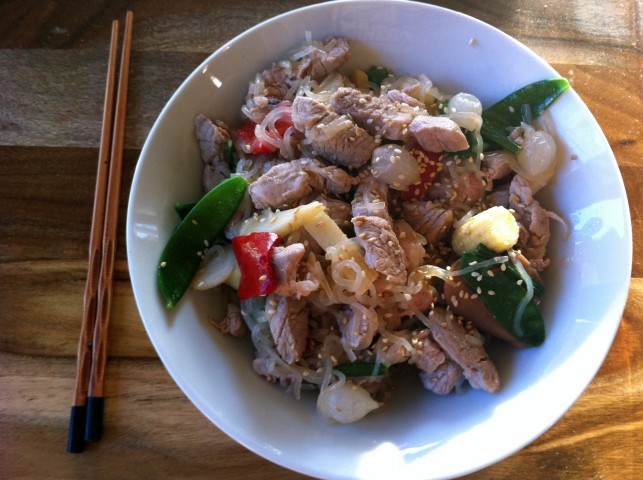 British Pork And Ramen Stirfry En Dinner