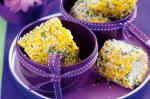 American Herb And Sesame Corn Recipe Appetizer