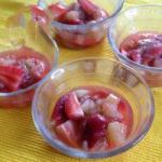 Italian Strawberry Rhubarb Compote 1 Dessert