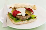 American Lamb And Capsicum Burgers Recipe Appetizer