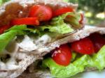 American Middle Eastern Tuna Salad Pitas Appetizer