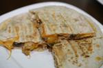 American Chicken Mushroom and Cheese Quesadillas Appetizer