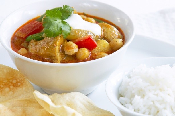 Indian Chicken And Chickpea Curry Recipe Dinner
