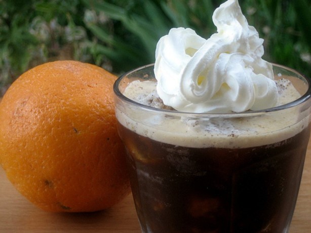 Italian Coffee Granita a La Orange Dessert