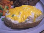 American Twice Baked Potatoes With Seafood Topping Dinner