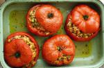 Moroccan Moroccan Ricestuffed Tomatoes Dinner