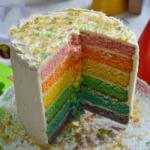 Canadian Cake Rainbow for Feasts Dessert