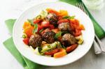 American Beef And Mushroom Meatballs With pappardelle Recipe Appetizer