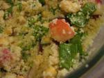 American Nectarine and Chickpea Couscous Salad With Honey Cumin Dressing Appetizer