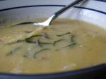 American Yellow Pea and Bacon Soup Appetizer