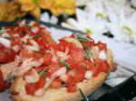 American Bruschetta Rustica Appetizer