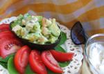 American Crabstuffed Avocado Halfshells Appetizer