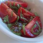 British minute Tomato Basil Salad Recipe Appetizer