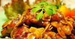 Chicken with Balsamic Vinegar Sauce and Slivered Almonds 1 recipe