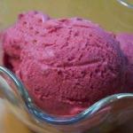 Australian Ice Cream of Red Fruits Appetizer