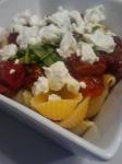 American Penne With Slow Roasted Cherry Tomatoes and Goat Cheese Appetizer