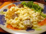 British Halftime Sausage Mac and Cheese Appetizer