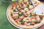 Seafood and Dill Pizza Recipe recipe