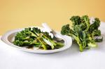 Italian Broccolini With Balsamic Vinegar And Almonds Recipe Appetizer